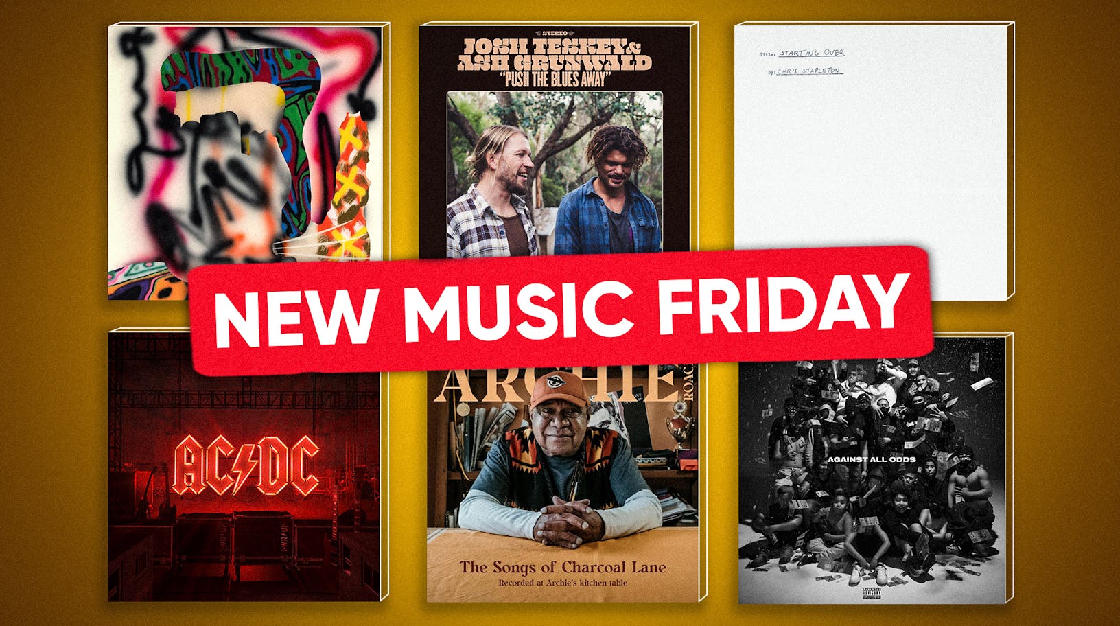 #NewMusicFriday: AD/DC, Benee, OneFour, Archie Roach, Delta Goodrem and more out now